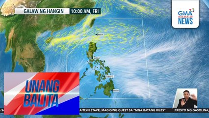 Panayam kay Ana Clauren-Jorda, Weather Specialist, PAGASA | Unang Balita