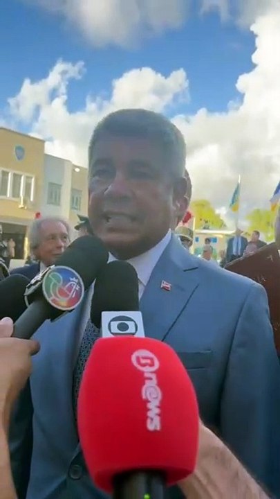 Nos 200 anos da PM, Jerônimo Rodrigues fala sobre criminalidade em bairro de Salvador; assista