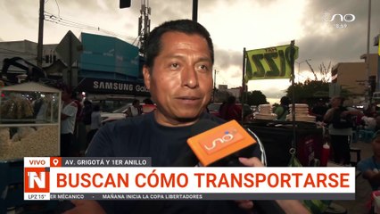 Vecinos molestos por el paro