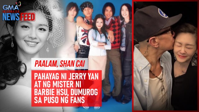 Pahayag ni Jerry Yan at ng mister ni Barbie Hsu, dumurog sa puso ng fans | GMA Integrated Newsfeed