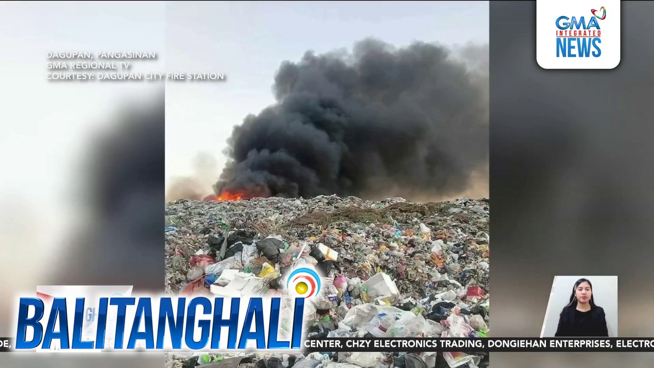 Pagsusunog ng basura sa Brgy. Nancayasan, nagdulot ng makapal at maitim na usok | Balitanghali