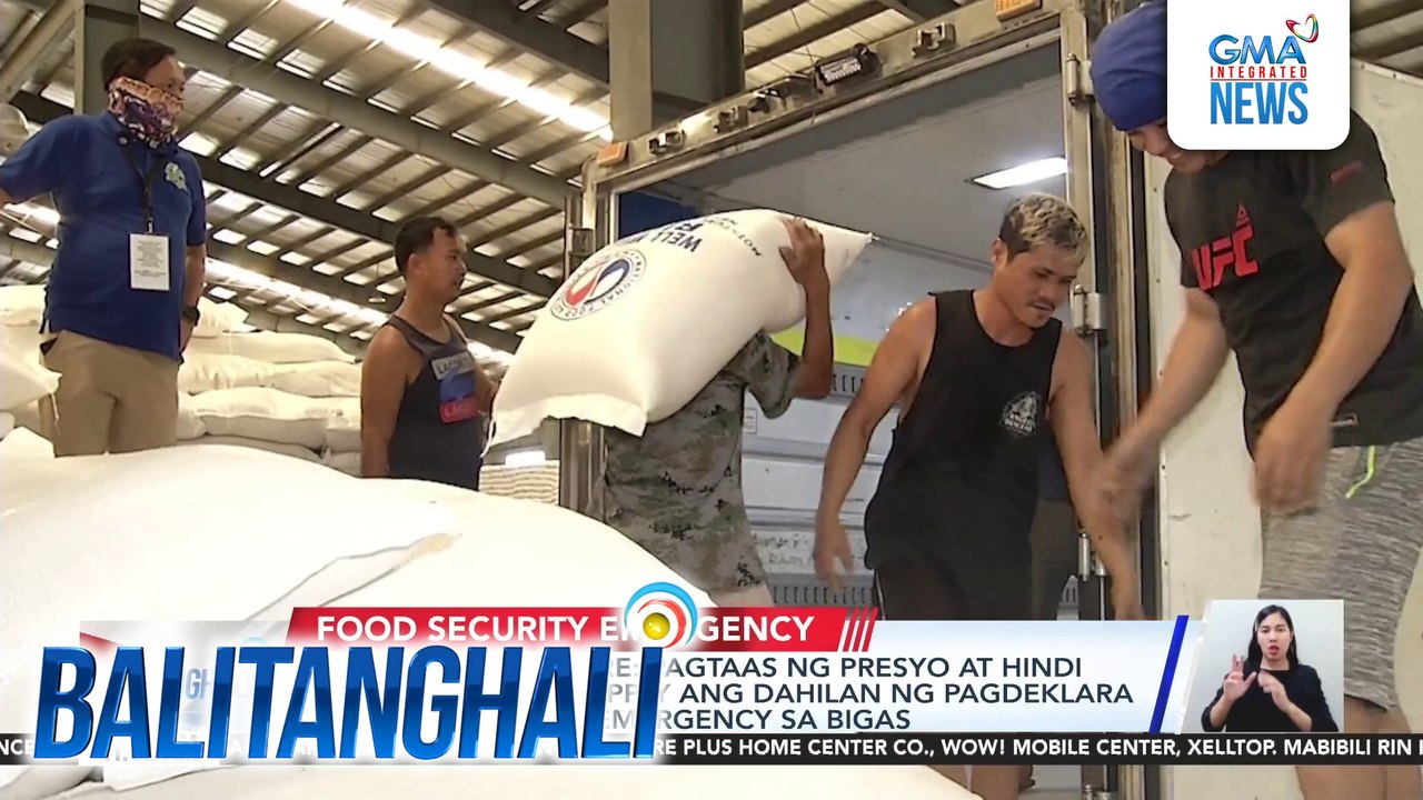 NFA - Mga ilalabas na bigas, ibebenta sa mga LGU sa halagang P33/kilo | Balitanghali