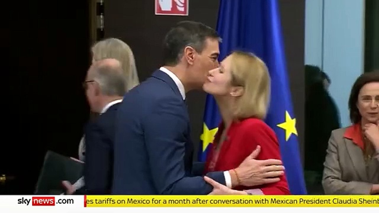 Starmer in Brussels as trade war looms