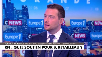 Jordan Bardella : «Bruno Retailleau est condamné à être le ministre de la parole»