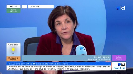 Lancement de "ici Auxerre" sur France 3 : Céline Pigalle, directrice du réseau "ici"
