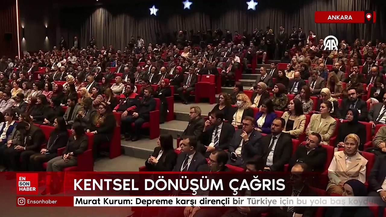 Murat Kurum: Depreme karşı dirençli bir Türkiye için bu yola baş koydum