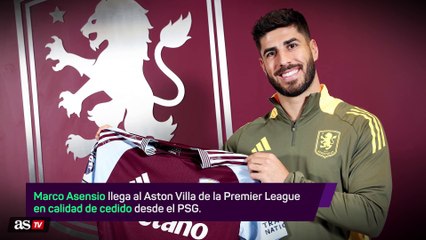 Marco Asensio es nuevo jugador del Aston Villa