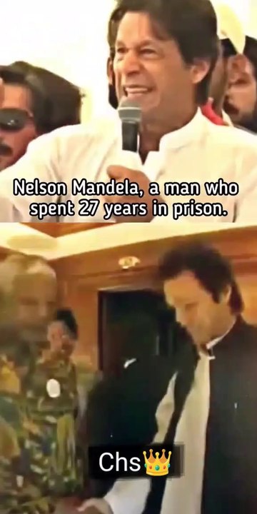 Imran Khan talk about Nelson Mandela ☺️
