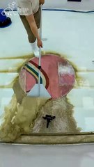 Pretty Rug - Disgusting, Smoke Damaged Carpet Cleaning - Satisfying Video, ASMR Cleaning #shorts