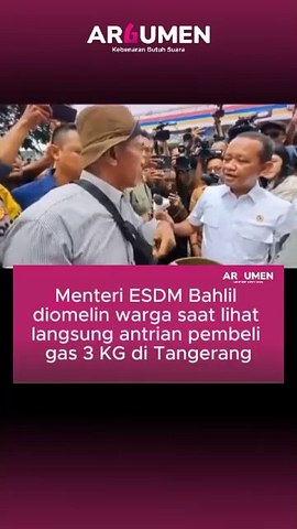 Menteri ESDM Bahlil Diomelin Warga Saat Liat Langsung Antrian Pembeli Gas 3KG di Tangerang