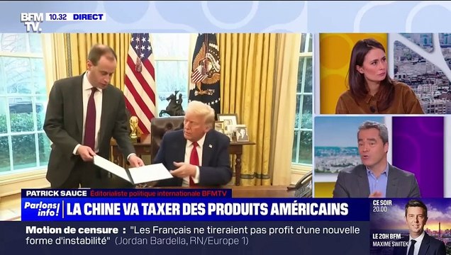 La Chine va taxer les importations d'hydrocarbures, de charbon et de véhicules en provenance des États-Unis en réponse aux droits de douane instaurés par Donald Trump
