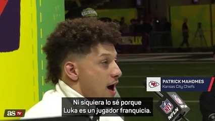 Mahomes reacciona al traspaso de Doncic: "Me duele"