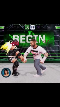 wwe mayhem cm punk vs xpac mobile gaming video