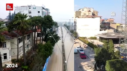 6 Şubat depreminin yıkıma neden olduğu il merkezleri havadan görüntülendi