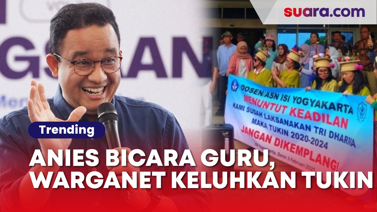Anies Baswedan Bicara Soal Guru, Warganet Ramai Ngeluh Tukin Dosen