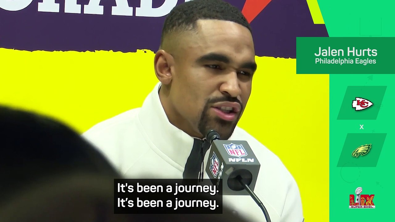 'It's been a journey' - Hurts reflects on his road to Super Bowl LIX