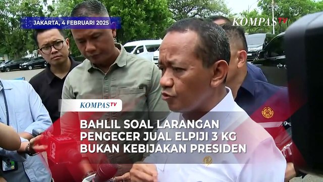 Jawab Bahlil soal Larangan Pengecer Jual Gas Elpiji 3 Kg Bukan Kebijakan Prabowo