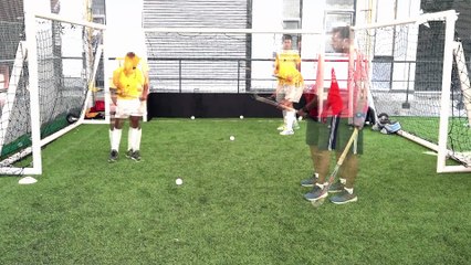 Hockey - Forehand and shuffle tackle