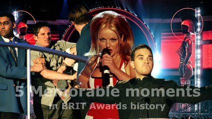 Five memorable moments from BRIT Awards history