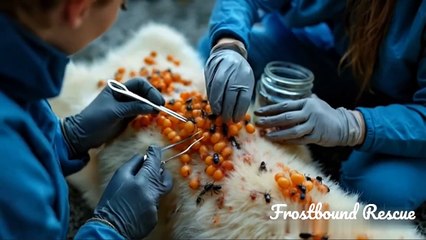 Frostbound Team Saves Polar Bear Covered in Millions of Barnacles & Parasites | Incredible Rescue!