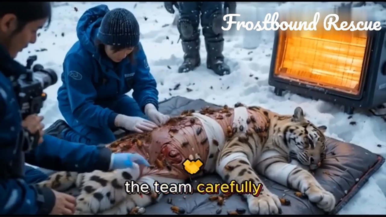 Snow Leopard Covered in Barnacles & Parasites Rescued by Frostbound Team | Incredible Wildlife Save!