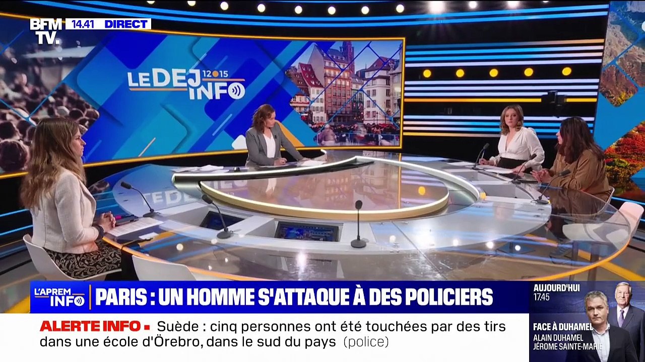 Préfecture de police de Paris: des policiers blessés après qu'un homme a tenté de s'emparer de l'arme d'un des fonctionnaires