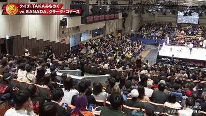 TAKA Michinoku & Taichi vs Clark Connors & SANADA: NJPW Road to THE NEW BEGINNING（2/3/25）