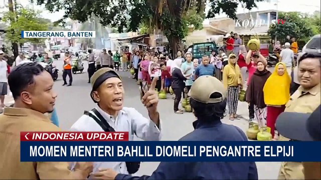 Protes Sulit Dapat Elpiji 3 Kg, Warga di Tangerang Omeli Menteri ESDM Bahlil