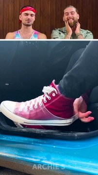 Watch The Dudes React to Some Wild Rubber and Feet Hacks and Crafts!