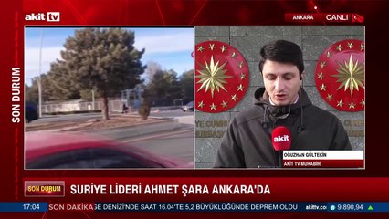 Suriye lideri Ahmet Şara Ankara'da