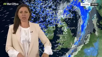 Met Office Tuesday evening weather forecast 04/02/2025