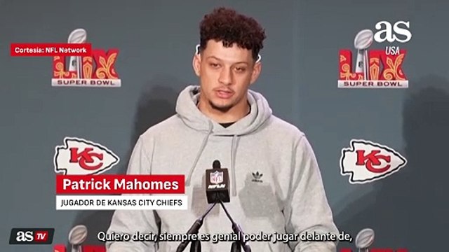 Mahomes: Es genial jugar enfrente de el presidente en turno