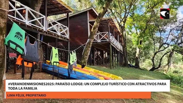 #VeranoenMisiones2025 Paraíso Lodge un complejo turístico con atractivos para toda la familia