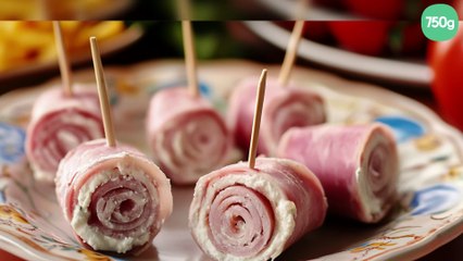 Roulé au jambon et boursin