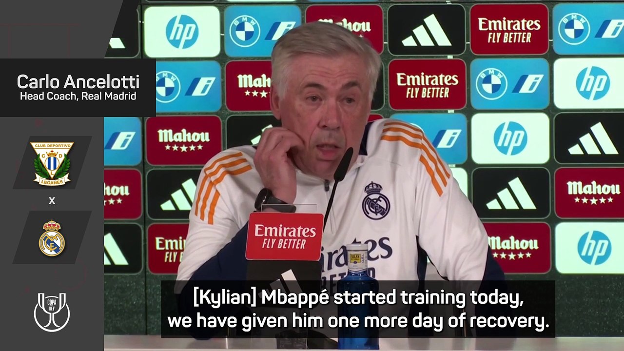 Mbappe and Bellingham out of Leganes clash - Ancelotti