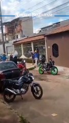Motoboys fazem buzinaço em Taguatinga
