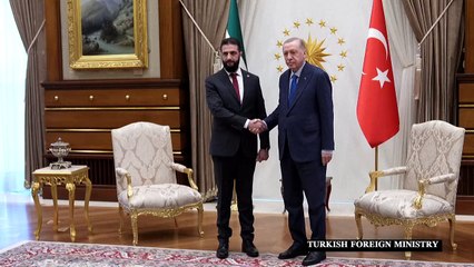 إردوغان يلتقي أحمد الشرع في تركيا