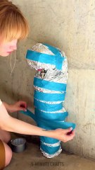 She transformed a boring outdoor faucet into a dolphin 🐬