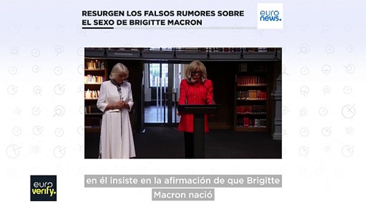 Euroverify: Resurgen los falsos rumores sobre la transexualidad de Brigitte Macron