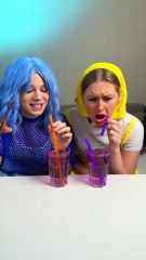 Drinking Challenge With Viral Straw Hack 🥤 #123go