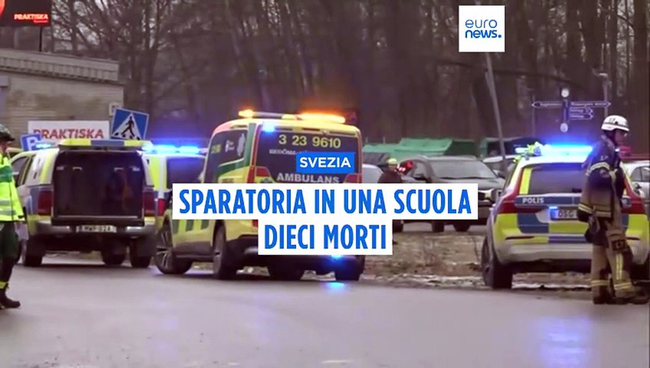 Dieci morti in una sparatoria in una scuola in Svezia, operazioni della polizia ancora in corso
