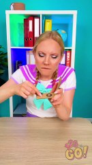 Cardboard Beauty Makeover! 💖✨ Reverse Transformation #makeup #reverse