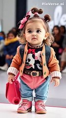 Adorable baby fashion show outfit