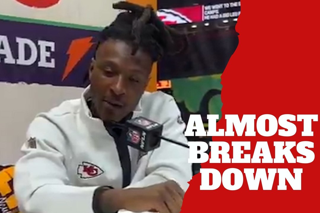 An emotional moment! Kansas City Chiefs’ DeAndr...