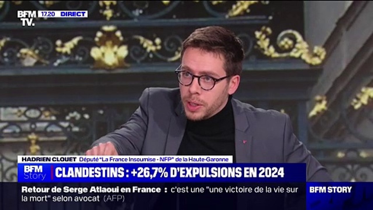 "Submersion migratoire": Hadrien Clouet (LFI) dénonce des propos "des années trente"