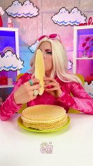 How To Eat A Giant Waffle! 🧇😂 #FoodHacks #Funny #Creative