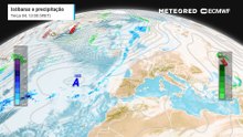 Dentro de poucos dias uma pequena bolsa de ar frio deixará chuva e neve em Portugal
