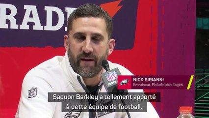 Super Bowl LIX - Sirianni : “Barkley est un leader spécial”