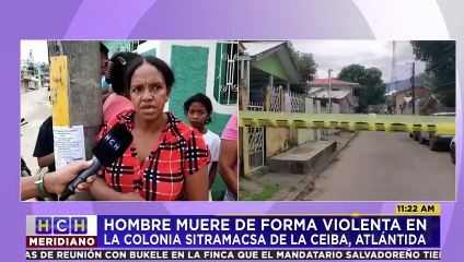 Violentamente muere hombre en una calle de La Ceiba