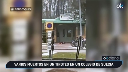 Varios muertos en un tiroteo en un colegio de Suecia